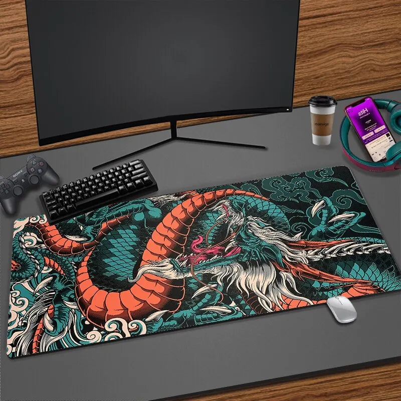 Desk Mat Japanese Dragon